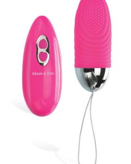 Adam and Eve 3.5″ Textured Silicone Bullet Vibrator with Remote