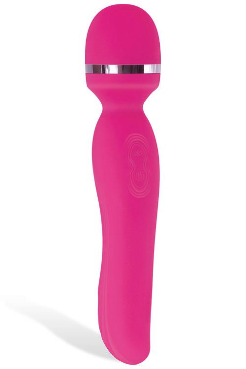 Adam and Eve Intimate Curves 7.75" Silicone Wand Vibrator
