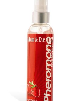 Adam and Eve Pheromone Massage Oil – Strawberry (118ml)