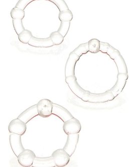 Adam and Eve Triple Erection System Cock Rings (3 Pce)