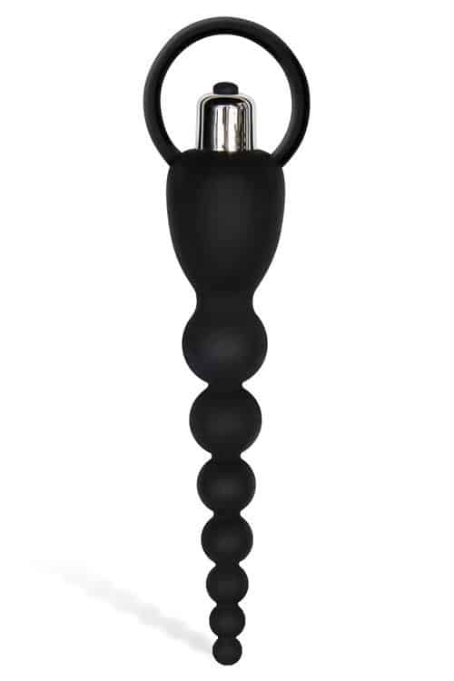 Adam and Eve Vibrating 7.75" Silicone Anal Beads