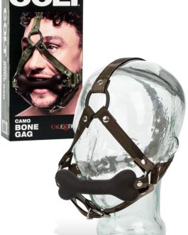 COLT Silicone Bone Gag with Camouflage Headwear