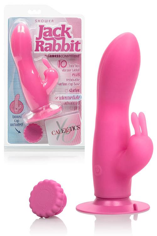California Exotic 10 Function 7.5" Jack Rabbit Vibrator with Suction Cup