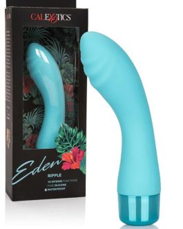 California Exotic 6" Eden Ripple Silicone G-Spot Vibrator