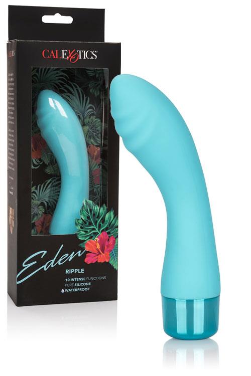 California Exotic 6" Eden Ripple Silicone G-Spot Vibrator