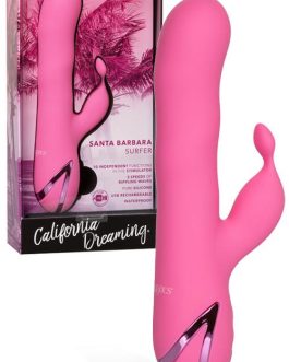 California Exotic 8.5″ Silicone Rabbit with Flicking Teaser & Wave Function