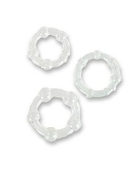 California Exotic Silicone Cock Rings (set of 3)