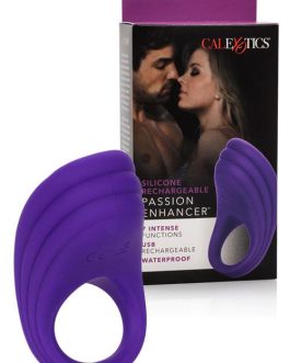 California Exotic USB-Rechargeable Vibrating Ridged Silicone Couples Cock Ring