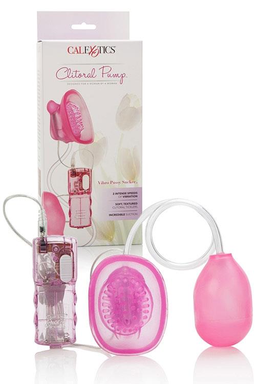 California Exotic Vibrating Female Pump with Clitoral Ticklers