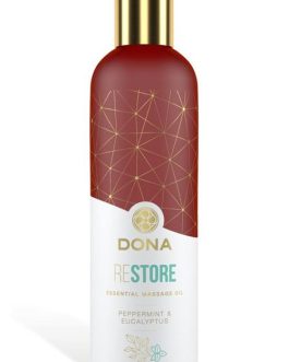 DONA Restore Massage Oil – Peppermint & Eucalyptus (120ml)