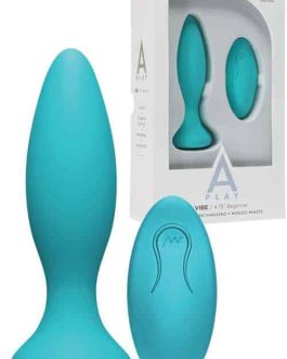 Doc Johnson A-Play Beginner 4.75″ Vibrating Butt Plug With Remote