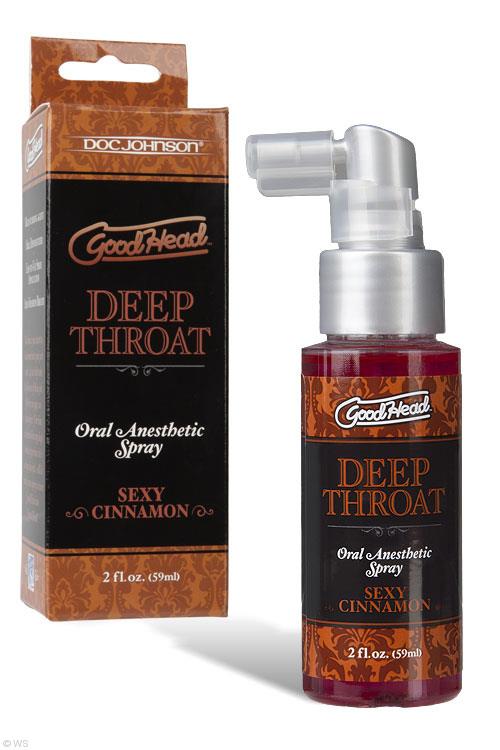 Doc Johnson GoodHead Deep Throat Spray - Cinnamon (2 oz.)
