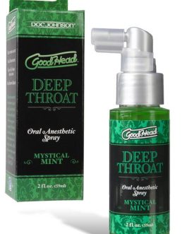 Doc Johnson GoodHead Deep Throat Spray – Mint (2 oz.)