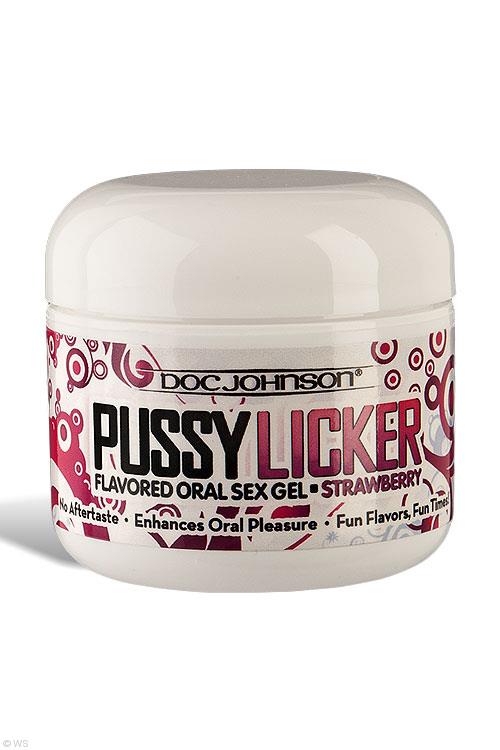 Doc Johnson Pussy Licker Flavoured Oral Sex Gel - Strawberry