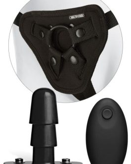 Doc Johnson Vac-U-Lock Harness with Vibrator Converter & Remote