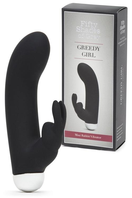 Fifty Shades Greedy Girl 5.5" Mini Rabbit Vibrator