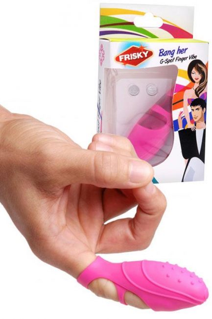 Frisky 3" Textured Silicone Finger Vibrator