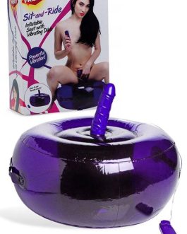 Frisky Inflatable Love Seat with Vibrating 6.25" Dildo