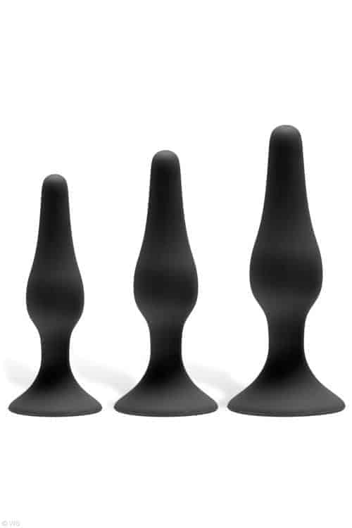 GreyGasms Silicone 3 Piece Anal Trainer Kit