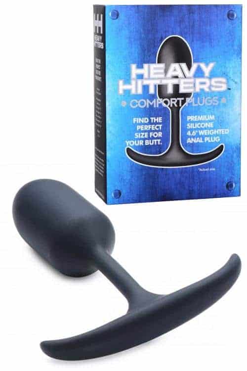 Heavy Hitters Premium Silicone Weighted Butt Plug - Small