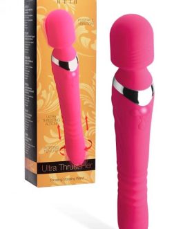 Inmi 10.75″ Thrusting Vibrating Double-Ended Silicone Wand
