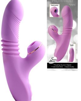 Inmi Shegasm 9″ Thrusting Suction Rabbit Vibrator