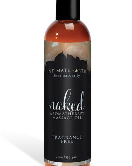Intimate Earth Aromatherapy Massage Oil – Fragrance Free (120ml)