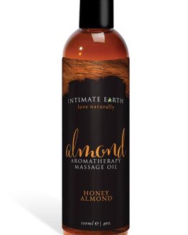 Intimate Earth Aromatherapy Massage Oil – Honey Almond (120ml)