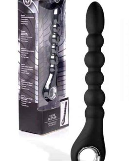 Master Series 11″ Vibrating Flexible Silicone Anal Beads