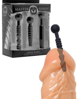 Master Series Set of 3 Silicone Penis Plugs
