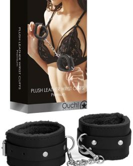 OUCH! Faux Fur & Leather Handcuffs