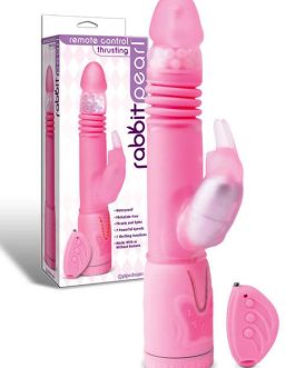 Pipedream 10.25″ Thrusting Rabbit Vibrator With Rotating Pearls