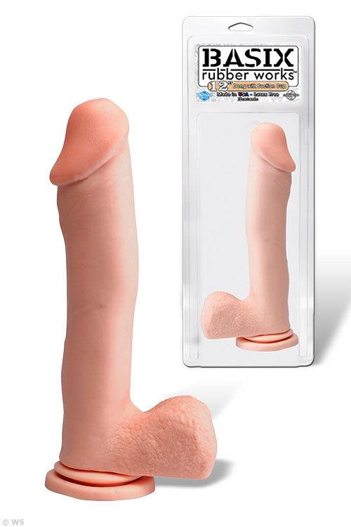 Pipedream 12" Realistic Rubber Suction Cup Dong