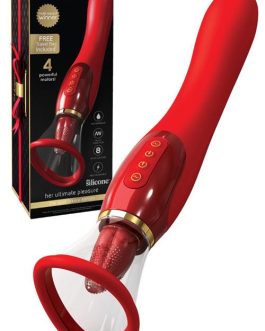 Pipedream 24K Gold Pump With Tongue & Vibrating G-Spot Handle