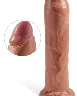 Pipedream 7″ Realistic Uncut Dildo with Sliding Foreskin & Suction Base