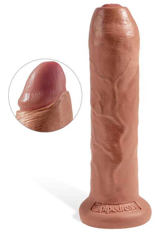 Pipedream 7" Realistic Uncut Dildo with Sliding Foreskin & Suction Base