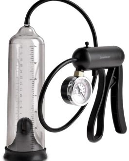 Pipedream 8.5″ Penis Pump with Pressure Gauge