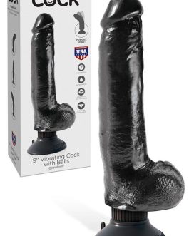 Pipedream 9″ Realistic Vibrating Dildo With Suction Base
