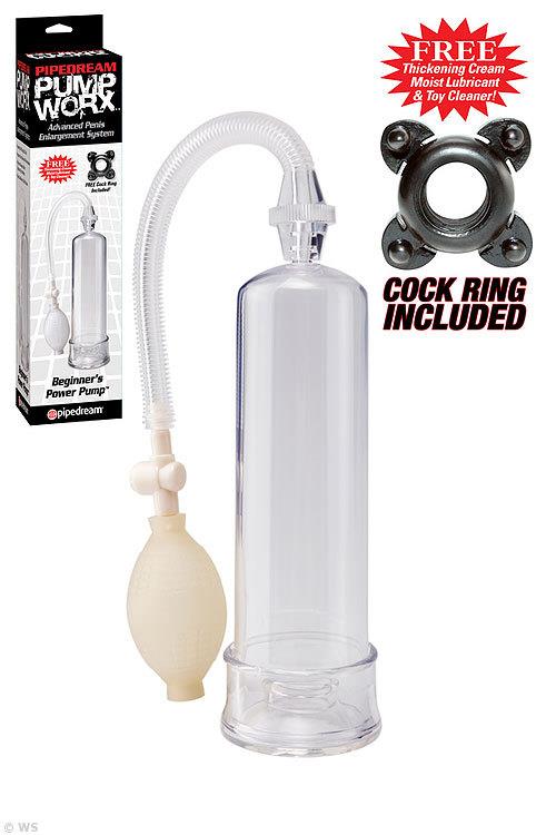 Pipedream Beginner's Power Penis Pump Clear