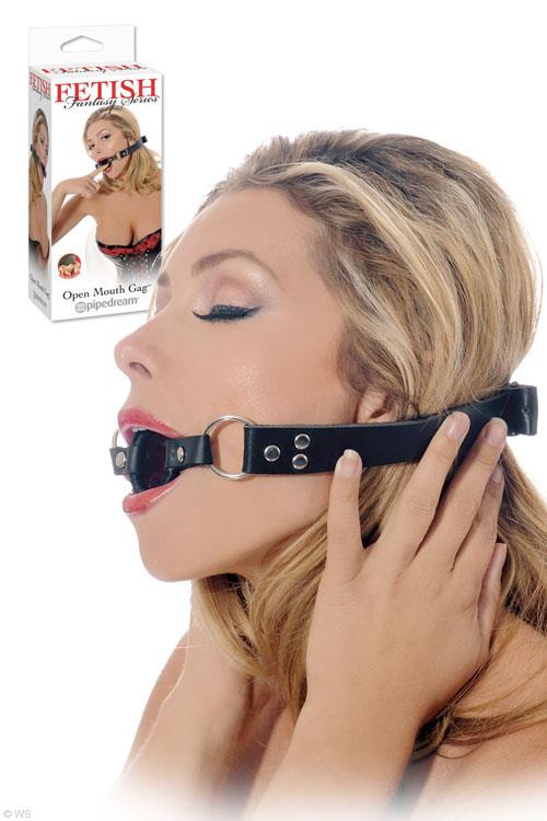 Pipedream Fetish Fantasy Series Open Mouth Gag with Adjustable Straps