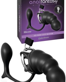 Pipedream Silicone 5" Chastity Cage with 3.5" Butt Plug