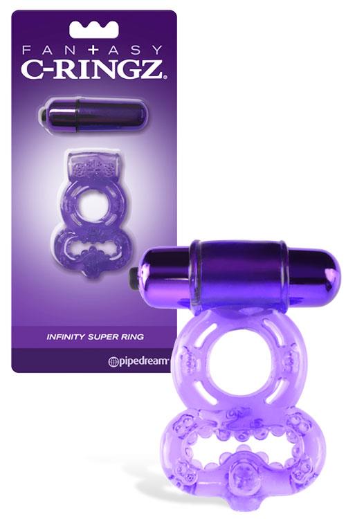 Pipedream Super Stretchy Vibrating Dual Cock Ring