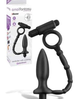 Pipedream Vibrating 4″ Butt Plug With Cock Ring