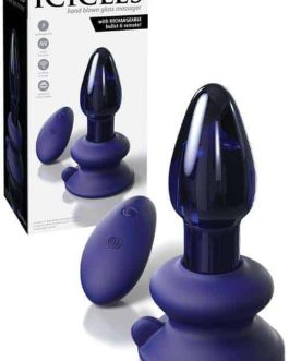 Pipedream Vibrating Glass Butt Plug With Remote & Removable Suction Cup