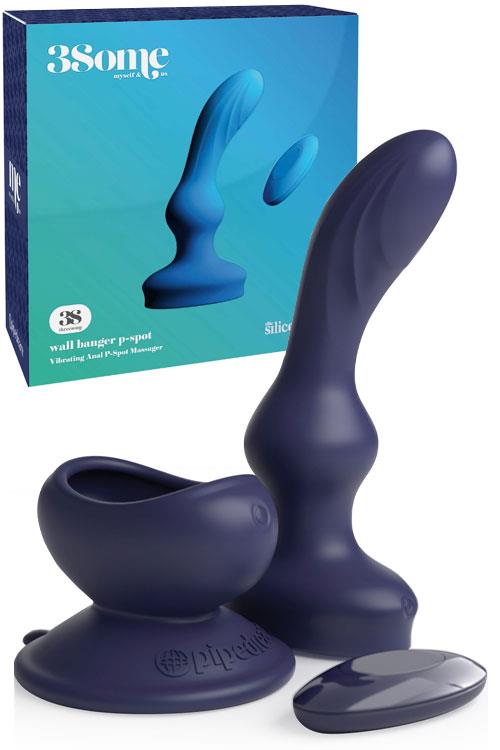 Pipedream Wall Banger P-Spot Massager With Remote & Removable Suction Cup