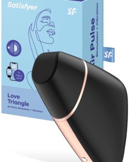 Satisfyer Love Triangle Air Pulse Clitoral Stimulator With Vibration & App