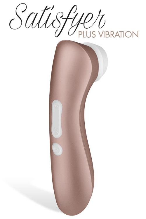 Satisfyer Pro 2 with Vibration 6.5" Rechargeable Silicone Clitoral Stimulator