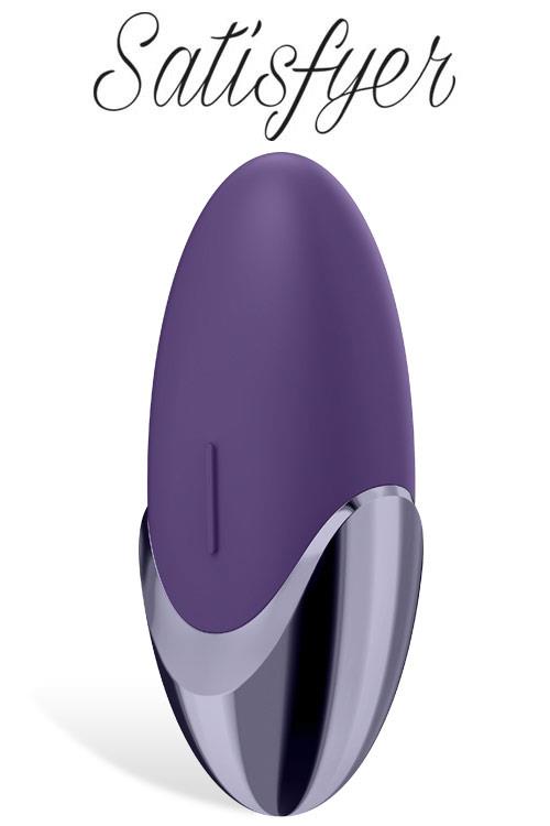 Satisfyer Purple Pleasure 3.7" Lay On Clitoral Vibrator