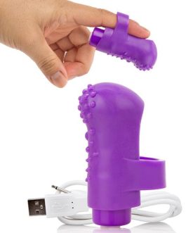 Screaming O Charged FingO Textured Finger 2.9″ Vibrator