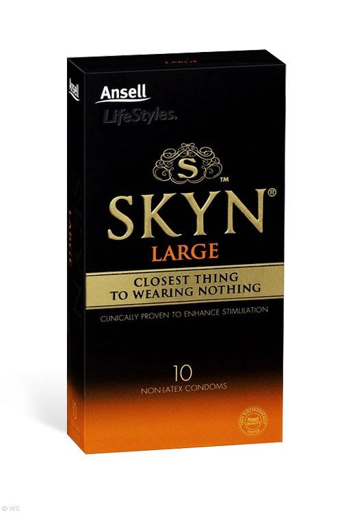 Skyn Non-Latex Large Condoms (10 Pack)